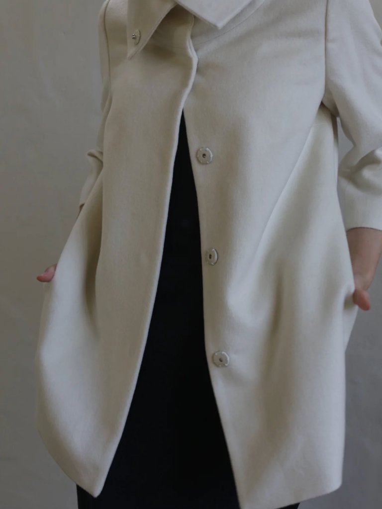 Cashmere Coat From Lan Jaenicke - Heather Grey — image 3 of 8
